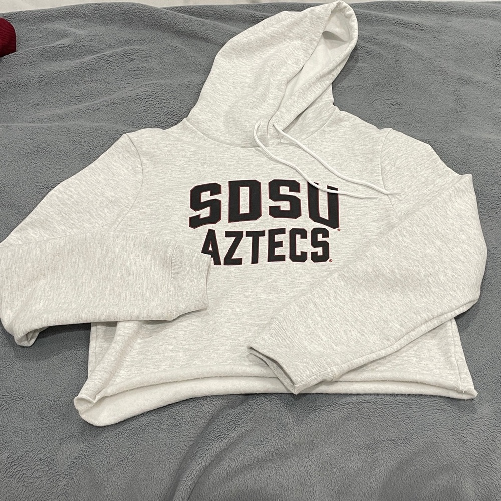 San Diego state university cropped hoodie. Worn once. Size small.
